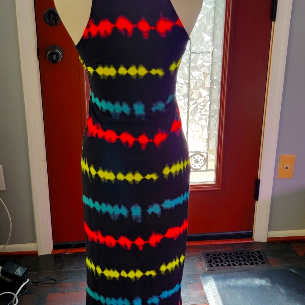 New Large colorful summer dress comfortable material
